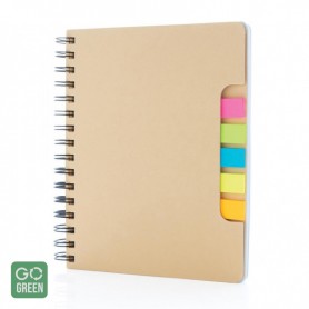 Agenda A5 cu spirala si sticky notes Agenda A5 cu spirala si sticky notes