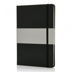 Blocnotes A5 cu banda elastica, DELUXE Blocnotes A5 cu banda elastica, DELUXE, negru