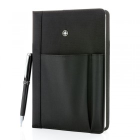 Set notebook Swiss Peak, cu pix. Set notebook Swiss Peak, cu pix