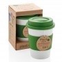 Cana Eco PLA, pentru cafea, verde, packaging