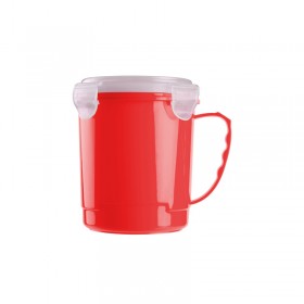 Caserola termorezistenta pentru supa, 640ml Caserola termorezistenta pentru supa, 640ml, rosie
