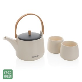 Set ceainic din ceramica cu cani UKIYO, 800ml