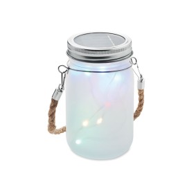 Lampa solara de exterior in forma de borcan