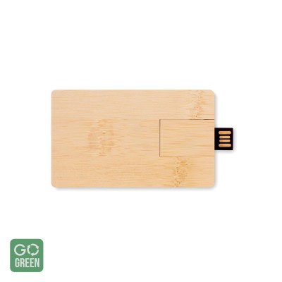 Stick USB in carcasa din bambus, 16GB