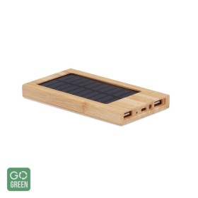 Powerbank ARENA SOLAR din bambus, 4.000mAh Powerbank ARENA SOLAR din bambus, 4.000mAh