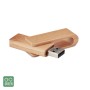 USB 16GB in carcasa de bambus si capat din carbon