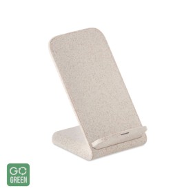 Incarcator wireless cu suport, din paie grau, LAYABACK