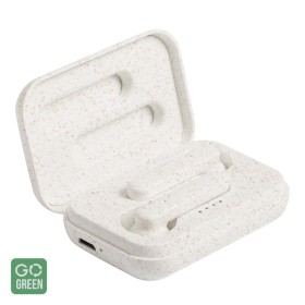 Casti bluetooth in ear din paie de grau, VOUNEL