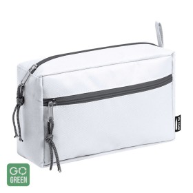 Geanta cosmetice din material reciclat, KOPEL, alba