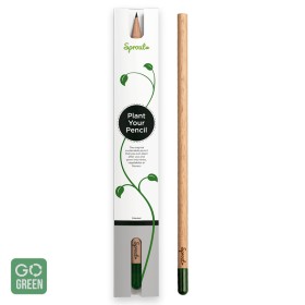 Creion biodegradabil cu seminte in etui, personalizabil