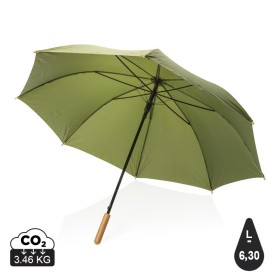 Umbrela Impact AWARE automata din bambus, verde