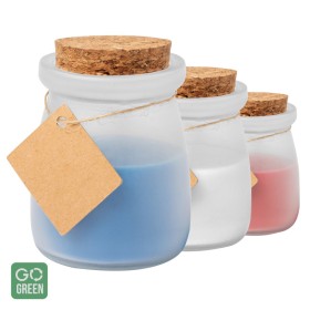 Lumanare parfumata in borcan cu capac pluta, TEPOR