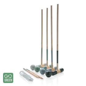 Set joc cricket din lemn, WOOD and GAME