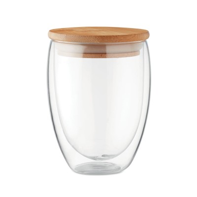 Pahar borosilicat cu perte dublu, 350ml