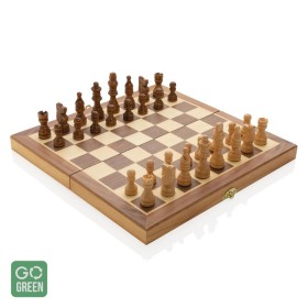 Set de sah pliabil din lemn, de lux