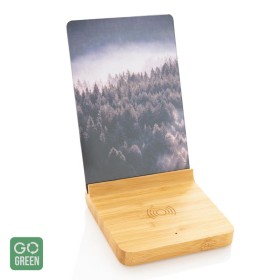 Incarcator wireless Bamboo cu rama foto, 5W