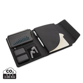 Portofoliu FIKO cu incarcare wireless, powerbank 5000 mAh si notes A5 Portofoliu FIKO cu incarcare wireless, powerbank 5000 mAh si notes A5
