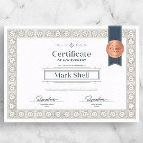 Diploma A4 pe hartie cretata 350g