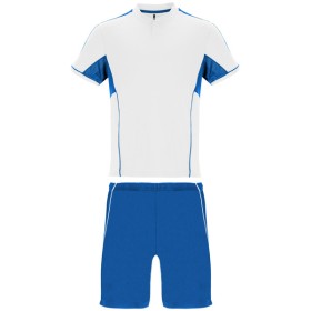 Set sportiv unisex cu o combinatie de trei tesaturi