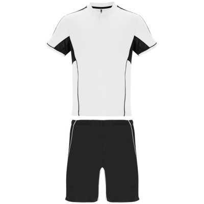 Set sportiv unisex cu o combinatie de trei tesaturi