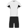 Set sportiv unisex cu o combinatie de trei tesaturi