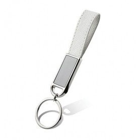 Breloc din piele eco si metal Strap