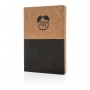 Notebook A5 ECO, din pluta si hartie reciclata, negru, markgifts