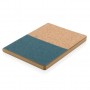 Notebook A5 ECO, din pluta si hartie reciclata, albastru